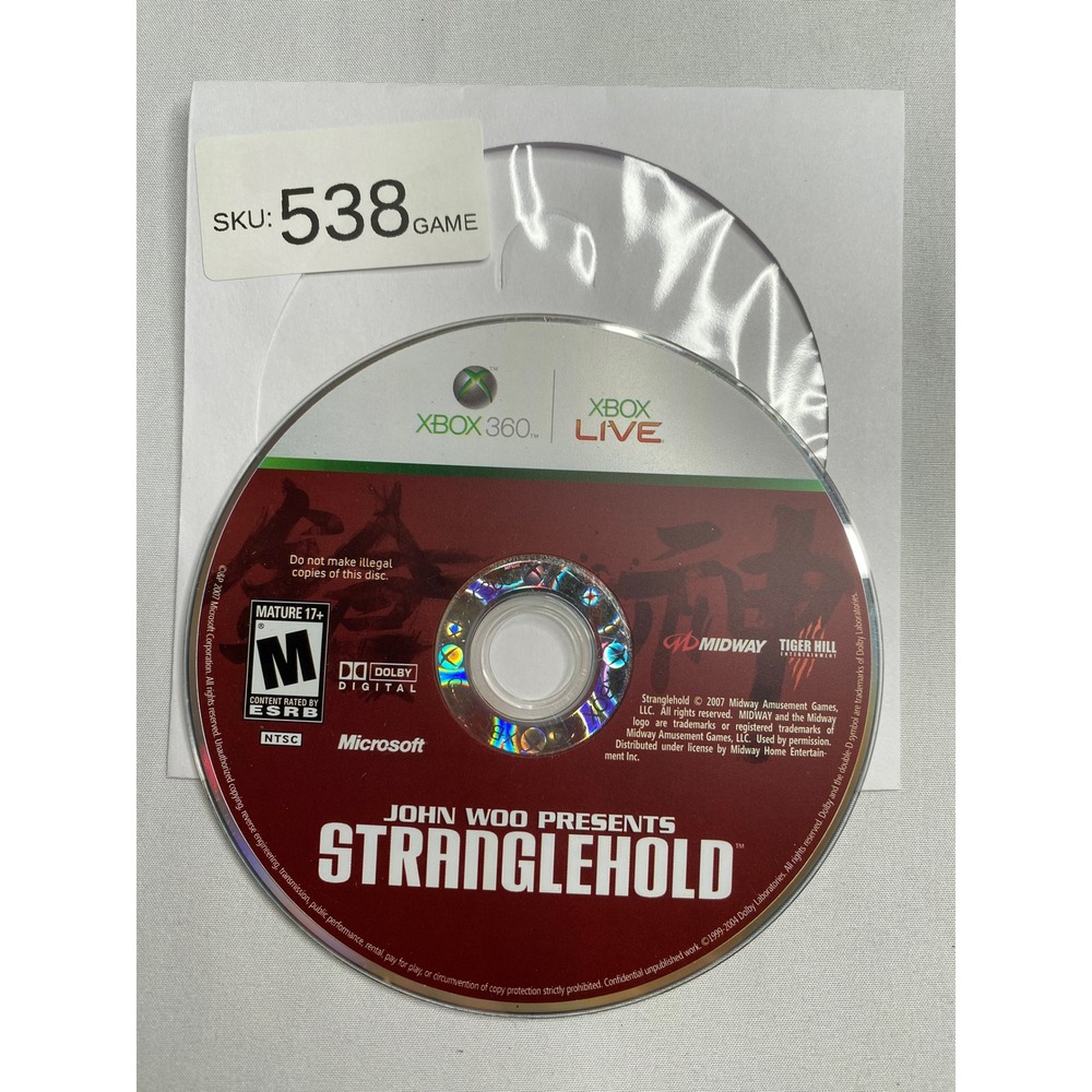 John Woo Presents Stranglehold Xbox 360